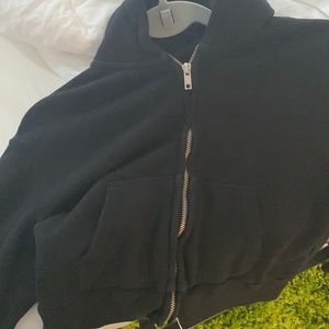 brandy melville black crystal hoodie